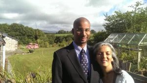 Al and Ana Eccles, who looked after website design and live streaming at Time Is At Hand