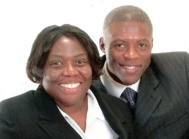 Vanrica Searchwell with Devon Searchwell, co-founders of Time Is At Hand Evangelistic Ministries